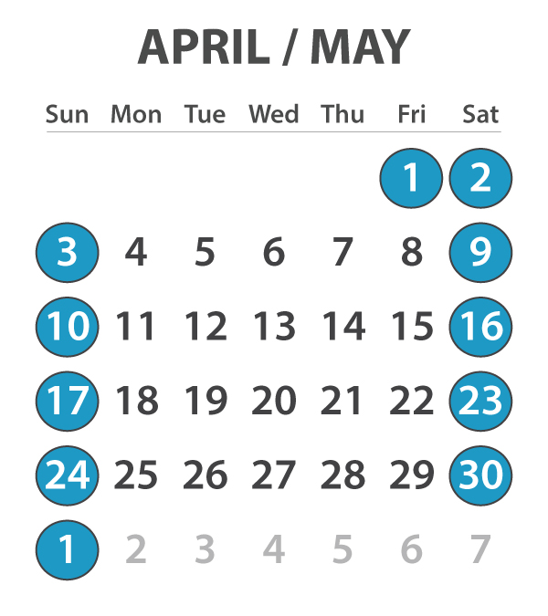 MagicBus Rates/Schedule April/May